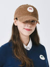 Signature Wappen Corduroy Ball Cap CAMEL - MONBIRDIE GOLF - BALAAN 4