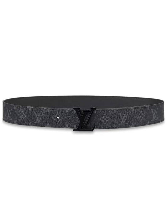 LV Initial 40MM Matte Black Belt M0449 - LOUIS VUITTON - BALAAN 2