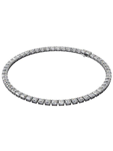 Millenia square cut rhodium necklace silver - SWAROVSKI - BALAAN 1