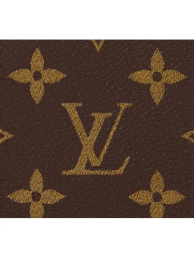 Multiple 2-Fold Bifold Wallet Brown Black - LOUIS VUITTON - BALAAN 5