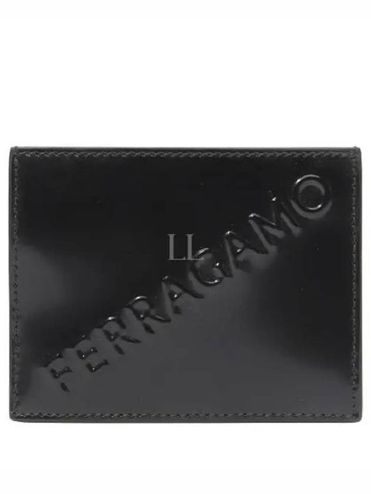 3D Signature Card Wallet Black - SALVATORE FERRAGAMO - BALAAN 2