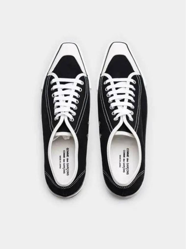 Comme des Garcons Men s Black Pointed Toe Canvas Sneakers RJ K103 001 1 4 - COMME DES GARCONS - BALAAN 1