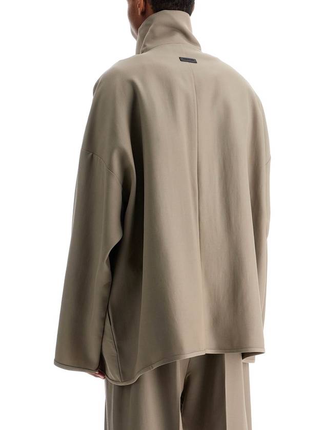 dusty beige wool jacket with high collar - FEAR OF GOD - BALAAN 3