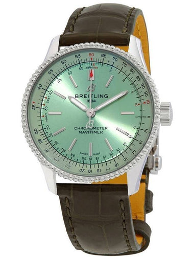 Navitimer automatic chronometer watch green - BREITLING - BALAAN 1