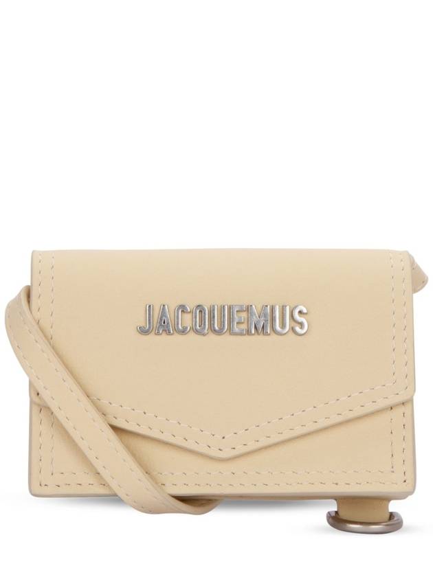 Le Porte Azur Envelope Neck Pouch Bag Light Beige - JACQUEMUS - BALAAN 3