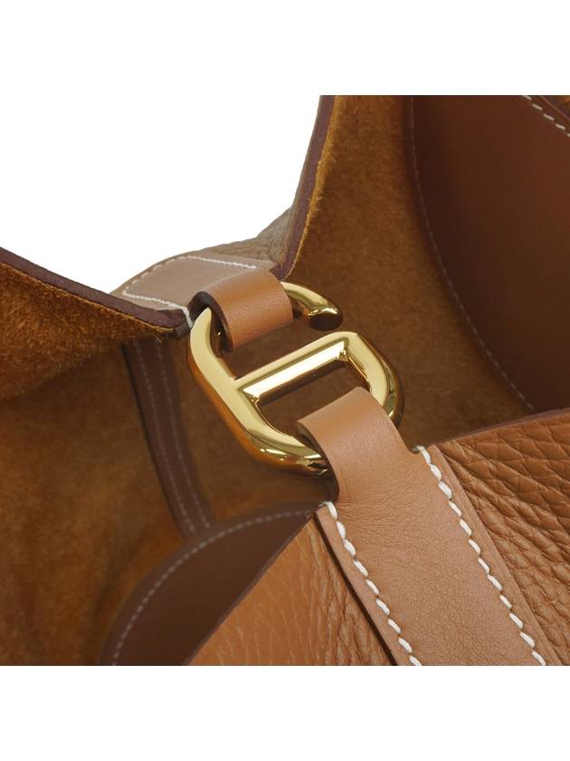 In The Loop 18 Bag Clemence Swift Gold Hardware Gold - HERMES - BALAAN 10