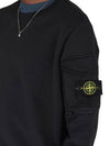 Waffen Patch Zipper Pocket Sweatshirt Black - STONE ISLAND - BALAAN 6