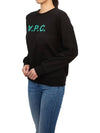 VPC Logo Sweatshirt Black - A.P.C. - BALAAN 7