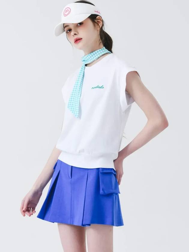 Vivid Cargo Skirt BLUE - MONBIRDIE GOLF - BALAAN 8