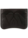 The Seal Card Wallet Black - ALEXANDER MCQUEEN - BALAAN 3