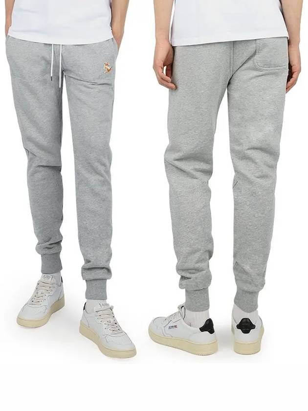 Chillax Fox Patch Classic Track Pants Grey - MAISON KITSUNE - BALAAN 3