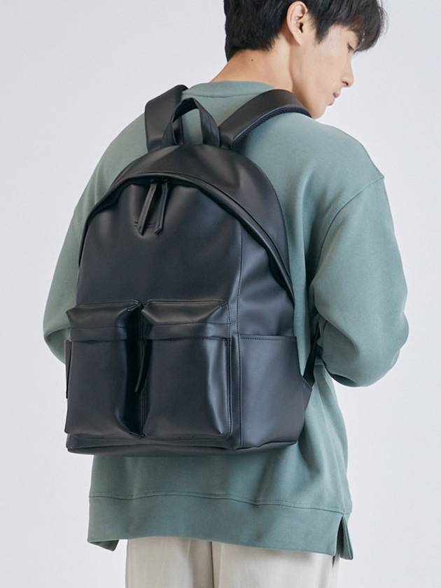 Lomita HQ Leather Laptop Backpack Black - NATIONAL PUBLICITY - BALAAN 5