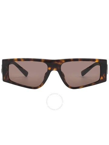 Dolce and Gabbana Brown Rectangular Men's Sunglasses DG4453F 502/73 55 - DOLCE&GABBANA - BALAAN 1