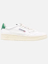 Medalist Green Tab Leather Low Top Sneakers White - AUTRY - BALAAN 3