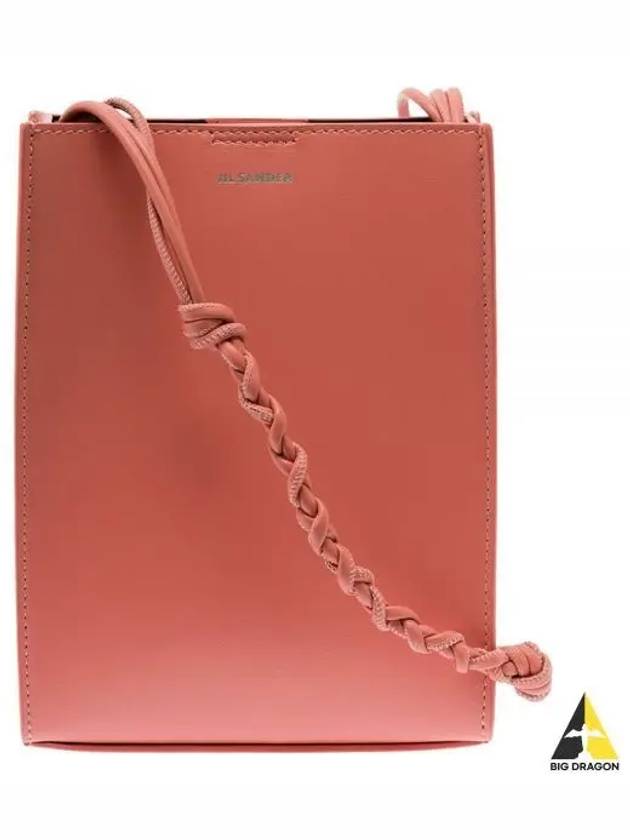 Women's Tangle Small Leather Shoulder Bag Pink - JIL SANDER - BALAAN 2