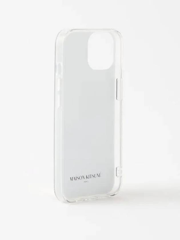 Maison Kitsune Fox Chillex Fox Navy Print Rubber iPhone 13 Case - MAISON KITSUNE - BALAAN 2