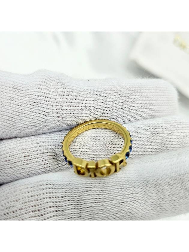 Dior Revolution Ring Gold Blue R1009DVOCY - CHANEL - BALAAN 5