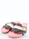 Monogram Velcro Gold Sandals 35 5 225 - LOUIS VUITTON - BALAAN 7