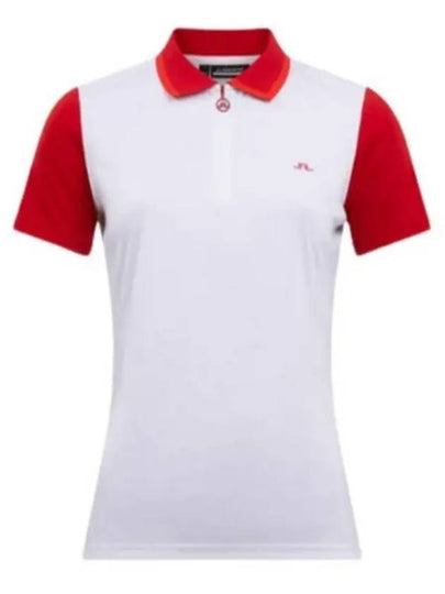 Women's Antonia Golf PK Shirt White - J.LINDEBERG - BALAAN 2