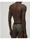 Monogram Stretch Cotton Boxer Briefs Black Khaki - VERSACE - BALAAN 4