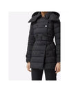 Detachable Hoodie Puffer Coat Padded Black - BURBERRY - BALAAN 5