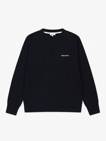 Arne Logo Sweatshirt Dark Navy N2013027004 - NORSE PROJECTS - BALAAN 1