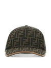 FF Monogram Ball Cap Brown - FENDI - BALAAN 2