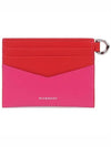 4G logo key ring card wallet red pink - GIVENCHY - BALAAN.