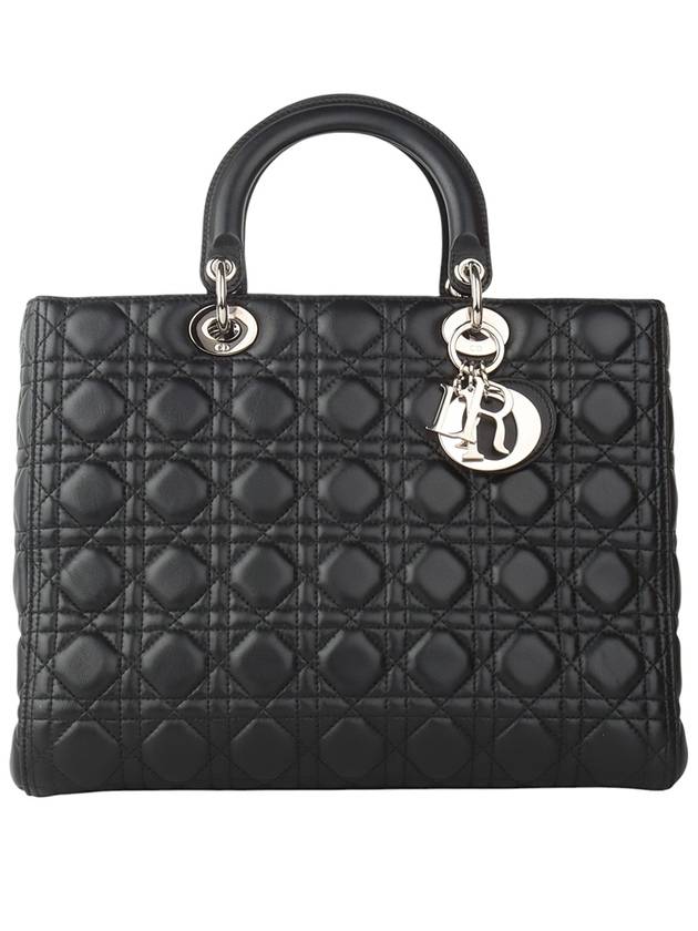 CAL44561 Lambskin Lady Cannage Large Shoulder Bag Department Store Warranty 34231Y - DIOR - BALAAN 1