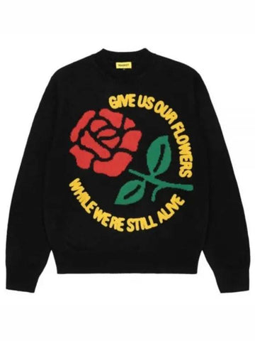 379000044 BLACK Rose Garden Sweater - MARKET - BALAAN 1