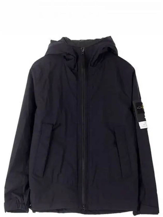 Primaloft Insulation Soft Shell-R Hooded Jacket Navy - STONE ISLAND - BALAAN 2