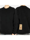 Men's Felpa Chiusa Girocollo Sweatshirt Black - TEN C - BALAAN 3