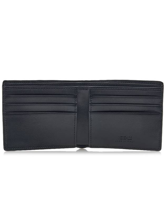 Greca Signature Leather Half Wallet Black - VERSACE - BALAAN 11