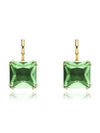 Millenia Crystal Drop Earrings Gold Green - SWAROVSKI - BALAAN 3