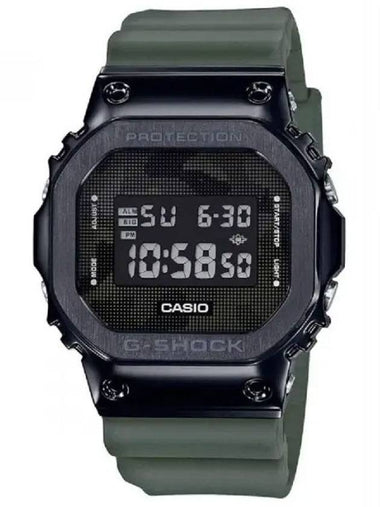 G-Steel Square Metal Bezel Watch Military Green - G-SHOCK - BALAAN 1