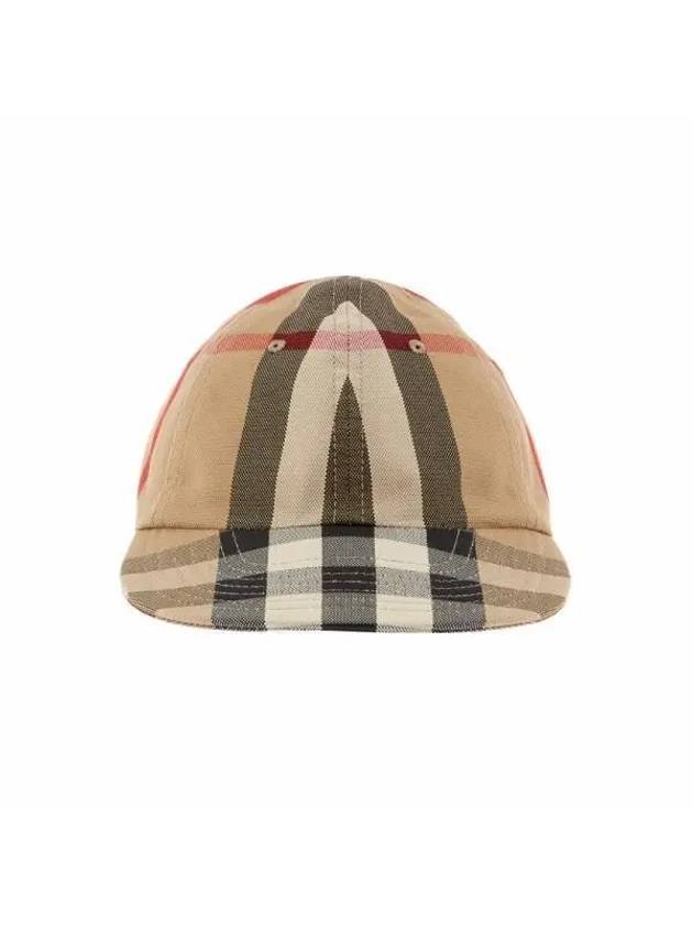 Reversible Vintage Check Cotton Ball Cap Archive Beige - BURBERRY - BALAAN 3