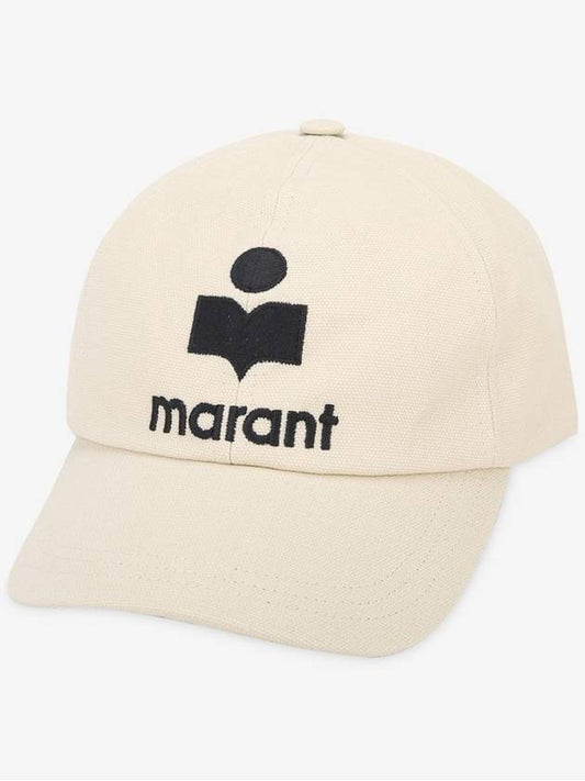 Tyron Logo Cotton Ball Cap Ecru - ISABEL MARANT - BALAAN 2