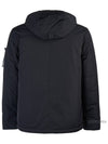 Techno Fabric Hooded Jacket Black - STONE ISLAND - BALAAN 4