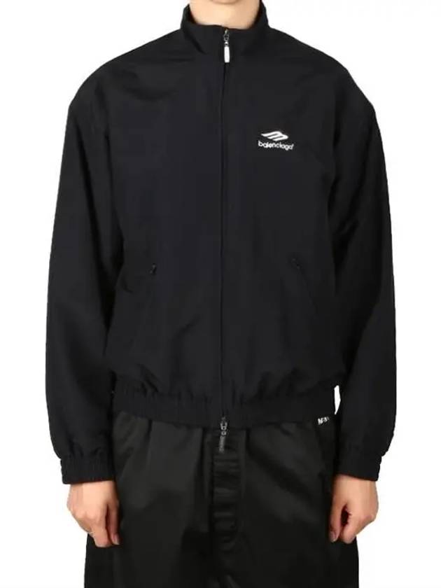 High Neck Two Way Track Jacket Black - BALENCIAGA - BALAAN 2