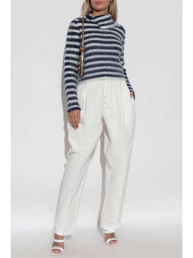 Curgio Ultra High Waist Jeans Off White - JACQUEMUS - BALAAN 3