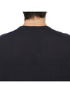 Men's Crew Neck Cotton Knit Top Navy - DRUMOHR - BALAAN 8