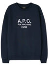 Rufus Embroidery Logo Sweatshirt Navy - A.P.C. - BALAAN 2