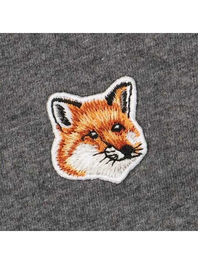 Fox Head Patch Classic Short Sleeve T-Shirt Grey Melange - MAISON KITSUNE - BALAAN 5