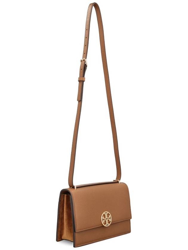 Miller Leather Cross Bag Brown - TORY BURCH - BALAAN 4