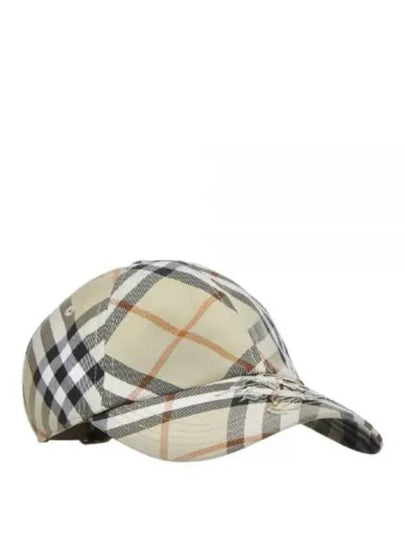 Check Ball Cap Green - BURBERRY - BALAAN 2