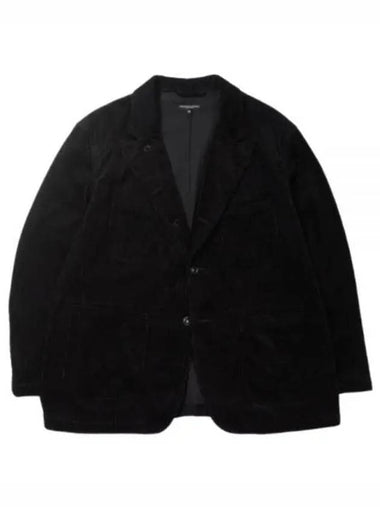 Bedford Jacket Black Cotton 8W Corduroy 24F1D005 PS194 WP011 - ENGINEERED GARMENTS - BALAAN 1