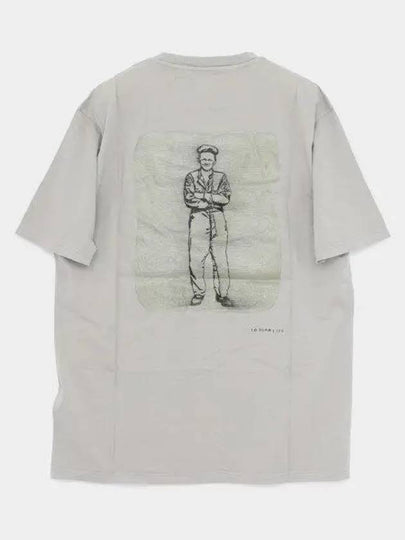 24/1 Jersey Artisanal British Sailor Short Sleeve T-Shirt Grey - CP COMPANY - BALAAN 2