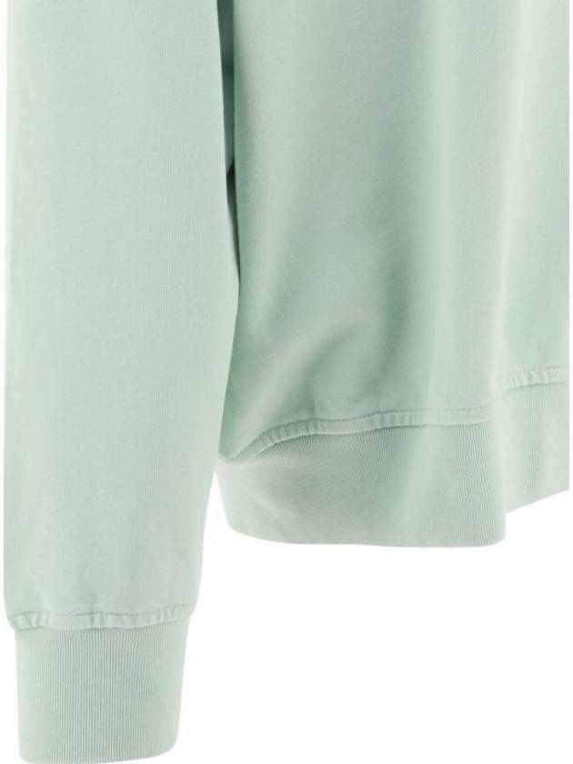 Logo Crew Neck Sweatshirt Aqua Form - GANNI - BALAAN 5