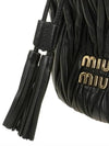 Matelasse Nappa Leather Bucket Bag Black - MIU MIU - BALAAN 9