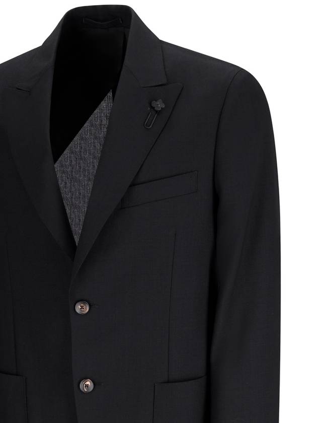 SINGLE-BREASTED SUIT IN COOL WOOL - RVR LARDINI - BALAAN 5